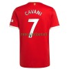 Maillot de Supporter Manchester United Edinson Cavani 7 Domicile 2021-22 Pour Homme